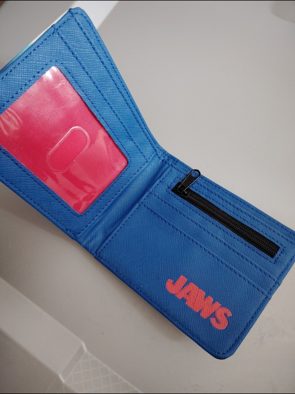 New jaws shark Halloween horror anime manga leather wallet - Picture 3 of 3
